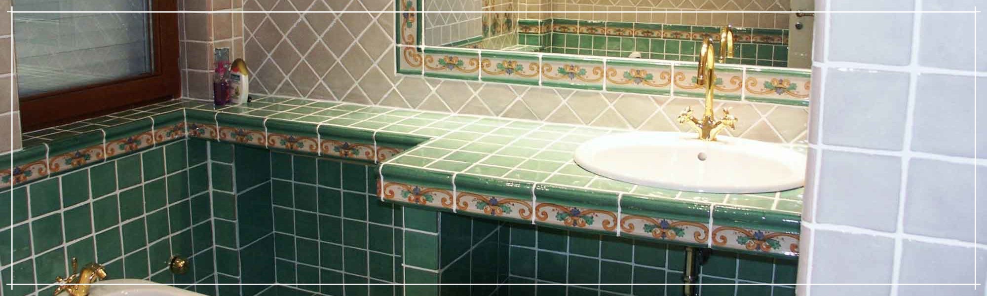 Bagni In Ceramica Di Vietri.Ambientazioni Ceramica Di Cava